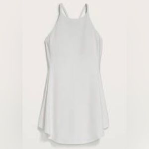 NWOT White Old Navy Sleeveless PowerSoft 2-in-1 Performance Mini Skort Dress